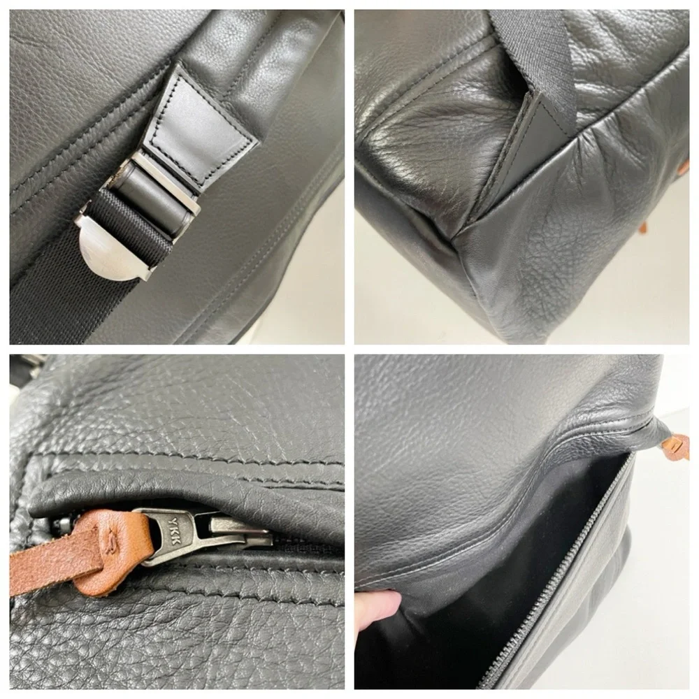 Club Monaco rare full leather large backpack heavy duty